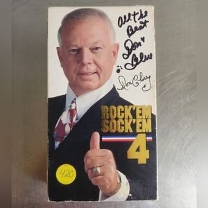 Rock 'Em Sock 'Em 4 VHS Signed By Don Cherry